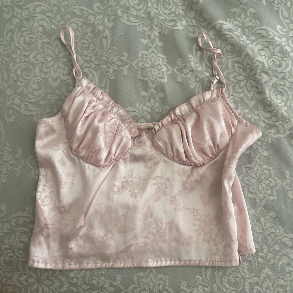 pacsun floral top -LA hearts